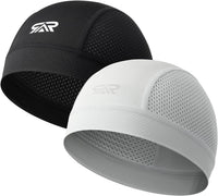 2 Pcs Cooling Breathable Mesh Skull Cap 
