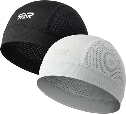 2 Pcs Cooling Breathable Mesh Skull Cap 