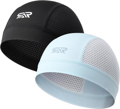 2 Pcs Cooling Breathable Mesh Skull Cap 